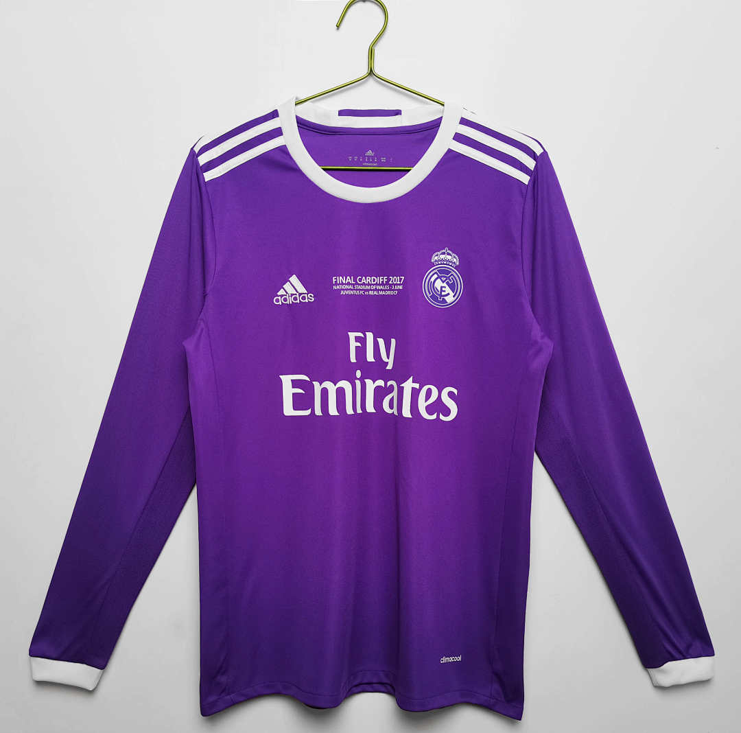16/17 Real Madrid Visitante Champions League version Long sleeved Retro Fan · Referencia del proveedor: 164643634
