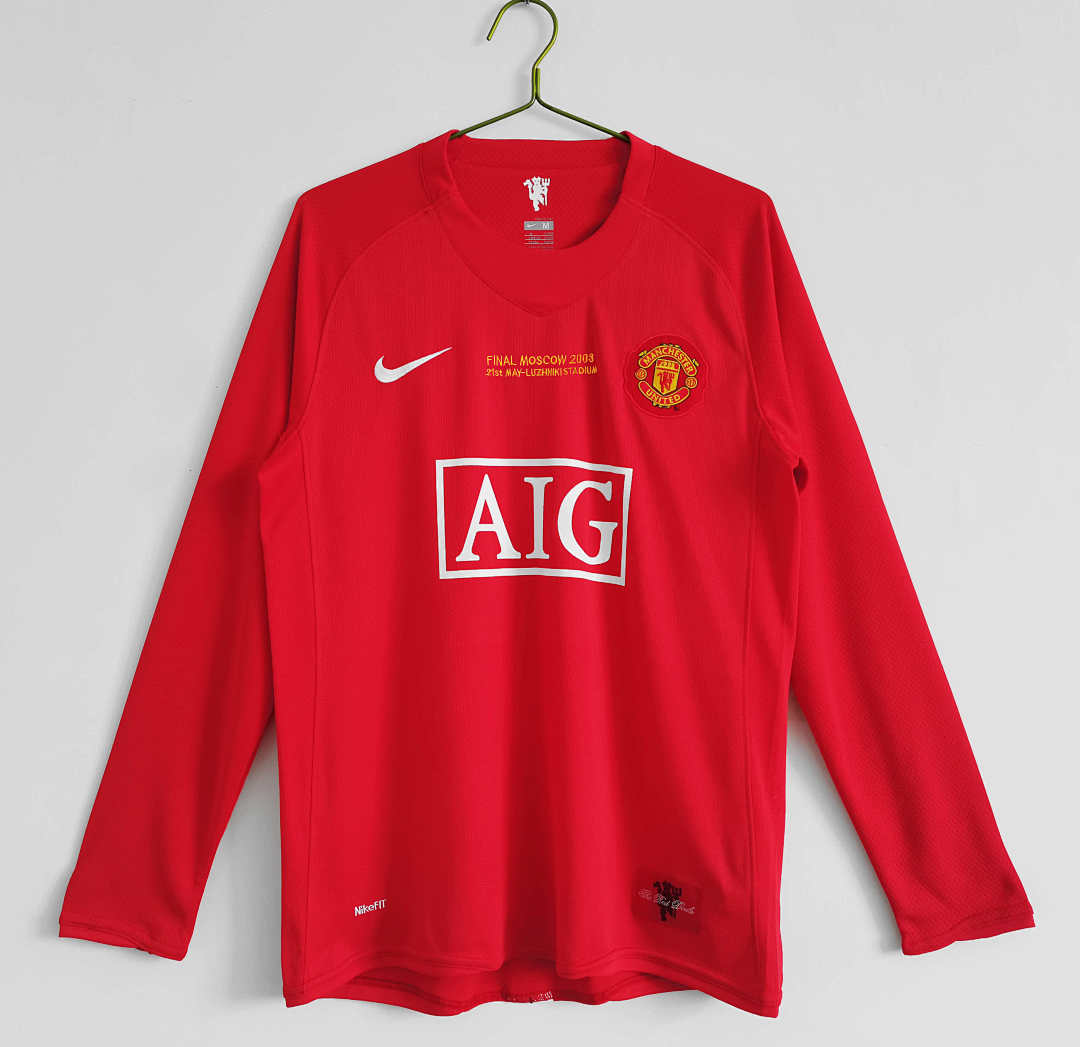 07/08 Manchester United Local Champions League Long sleeved Retro Fan · Referencia del proveedor: 164647477