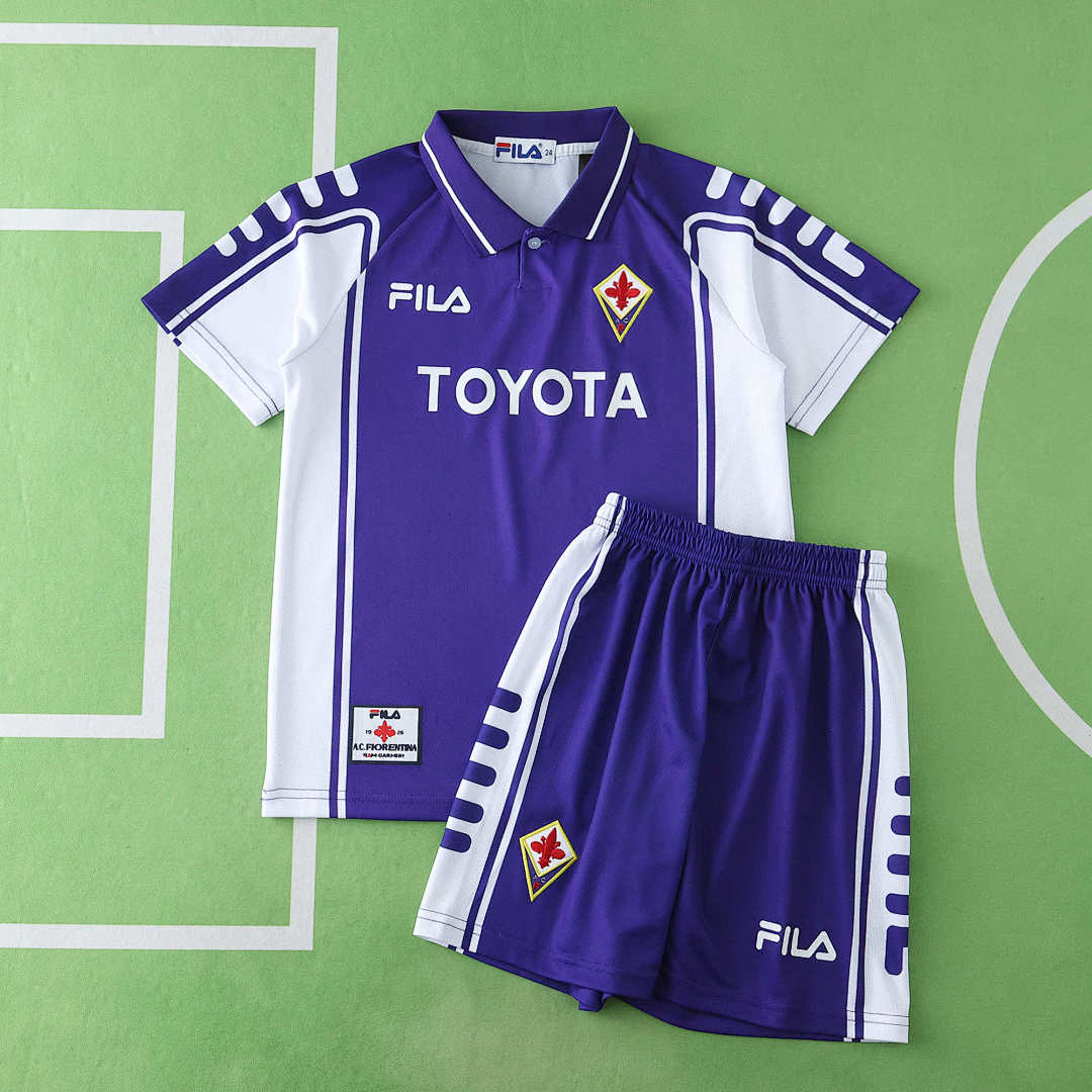 99/00 ACF Fiorentina Local Retro Conjunto infantil · Referencia del proveedor: 186947256