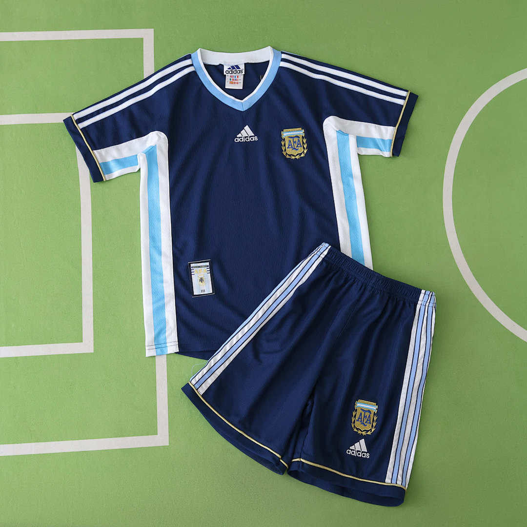 19/98 Argentina Visitante Retro Conjunto infantil · Referencia del proveedor: 203872755