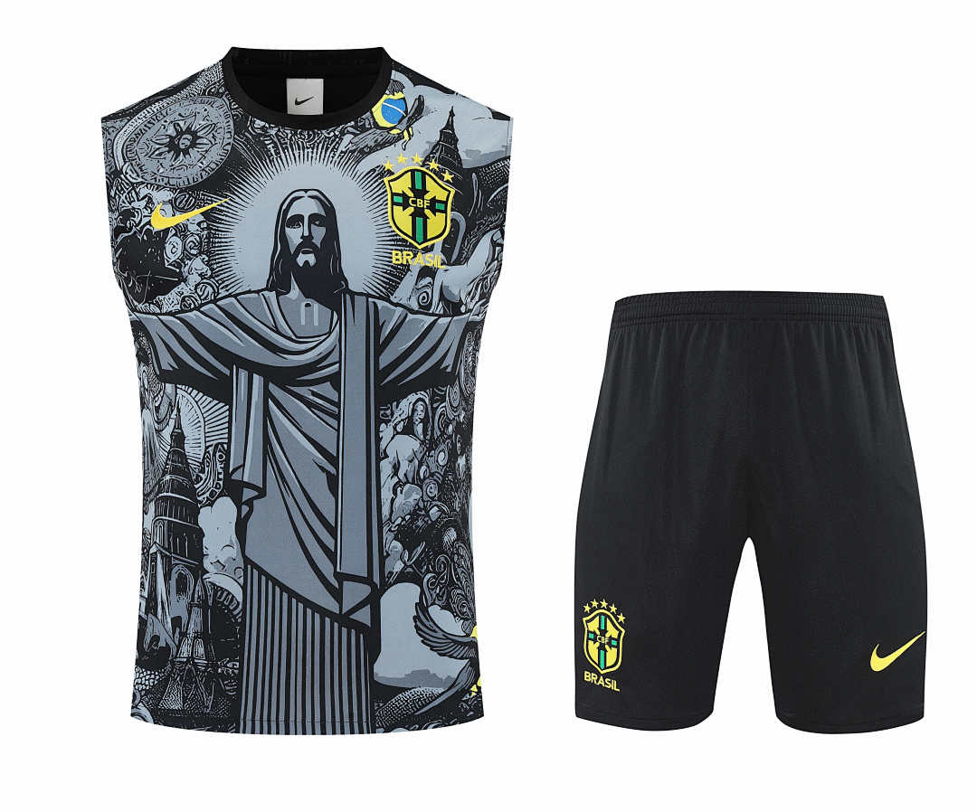 25/26 Brazil Jesus Conjunto de entrenamiento sin mangas Fan · Referencia del proveedor: 212953462