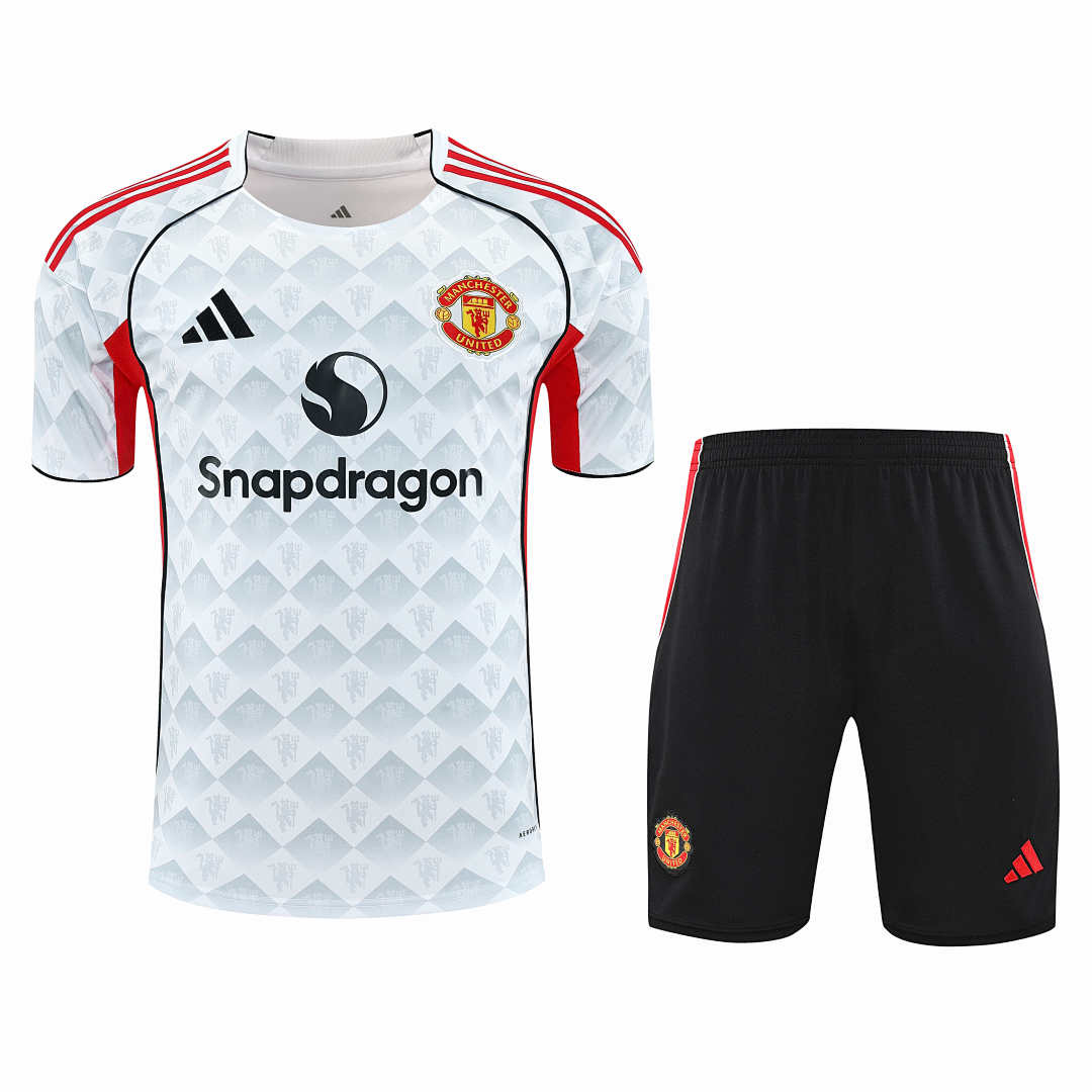 25/26 Manchester United F.C. Conjunto de entrenamiento de manga corta Fan · Referencia del proveedor: 212961219