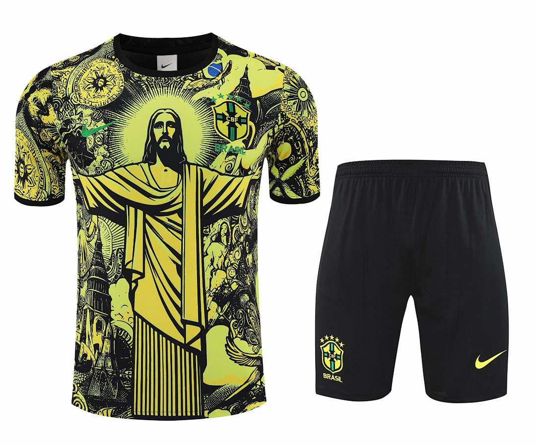 25/26 Brazil Jesus Conjunto de entrenamiento de manga corta Fan · Referencia del proveedor: 212961619