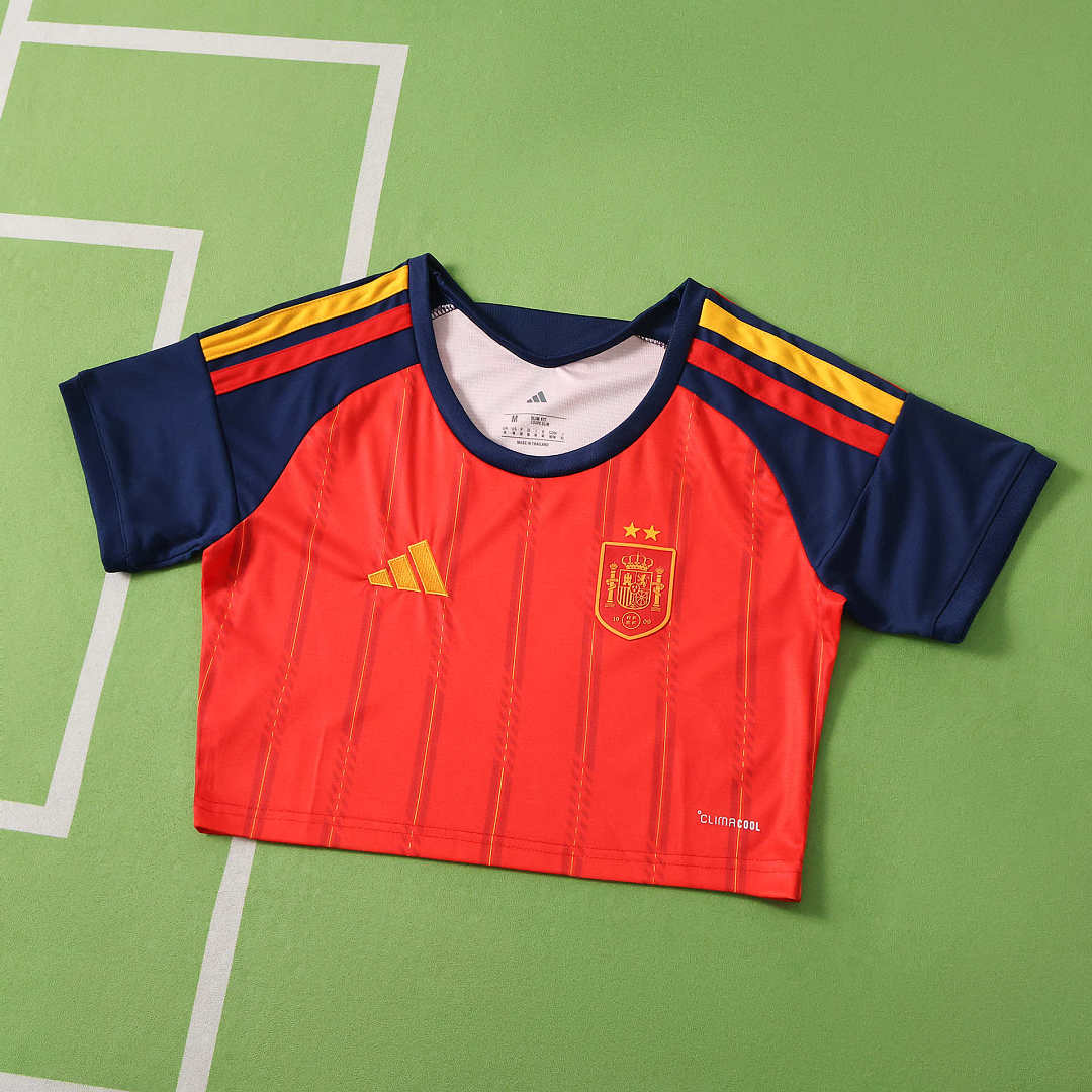 20/26 FIFA World Cup Spain Local Cropped Camiseta two star · Referencia del proveedor: 222923832