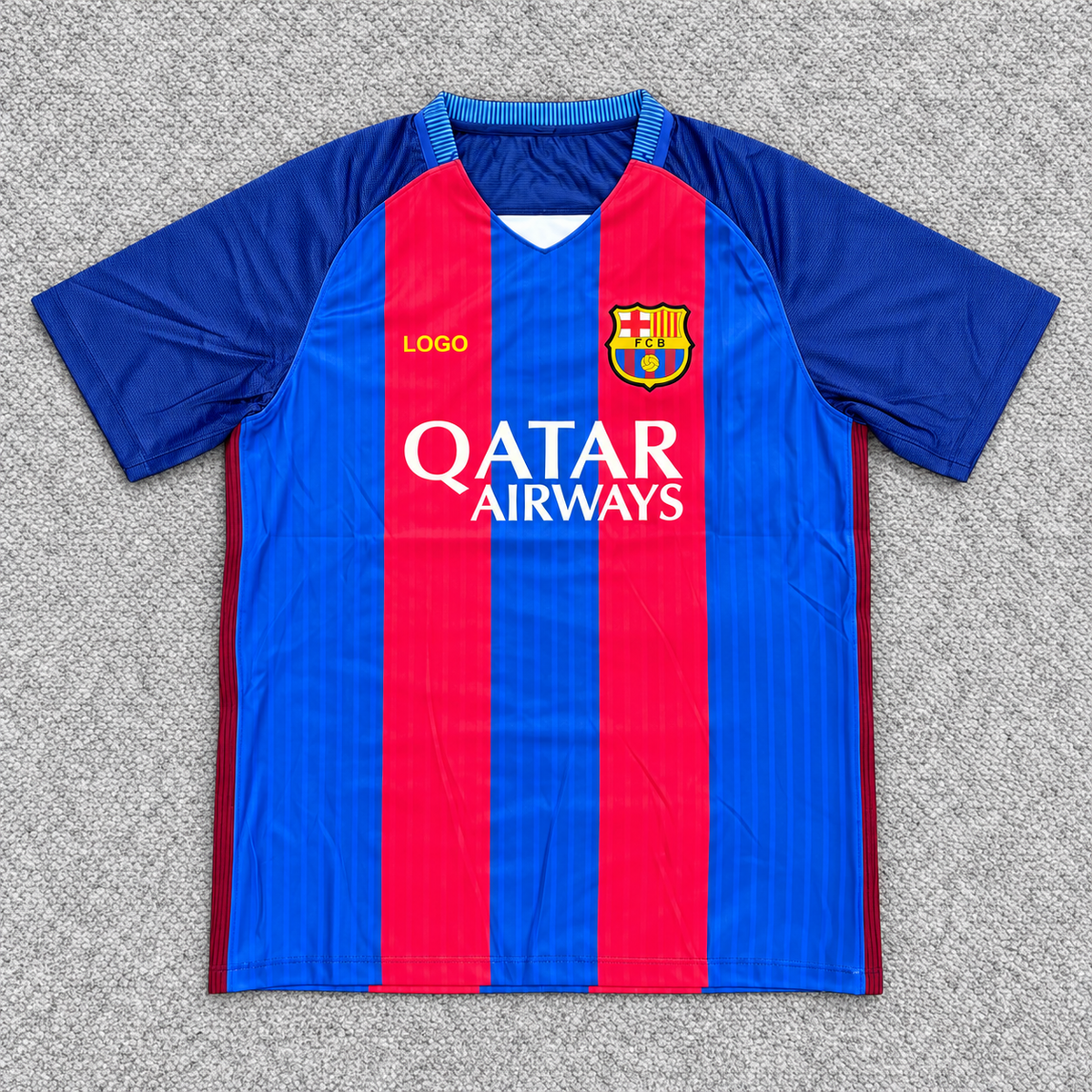 FC Barcelona · Local 16/17 · Retro · alfombra gris