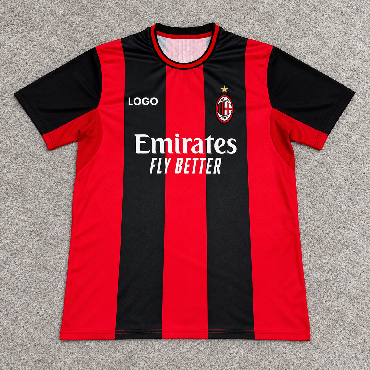 AC Milan · Local 26/27 · Fan · alfombra gris