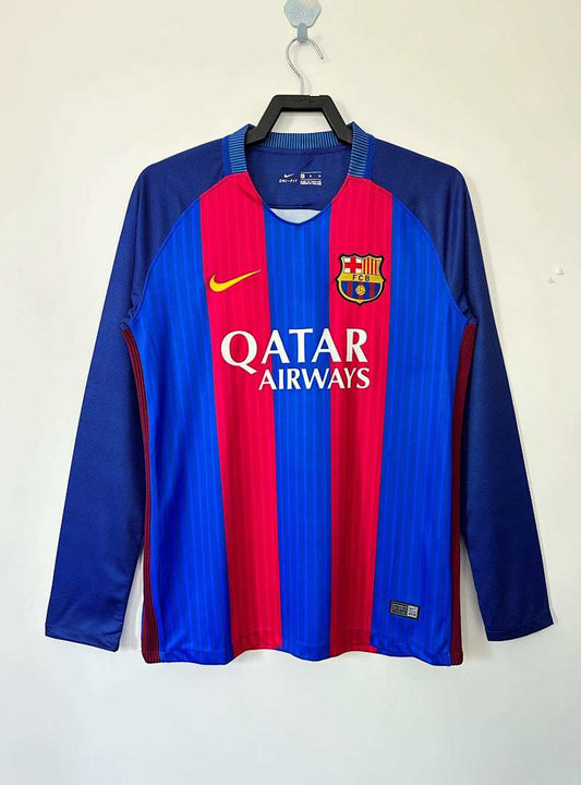 16/17 Barcelona Local Manga larga Retro Fan · Referencia del proveedor: 164537082