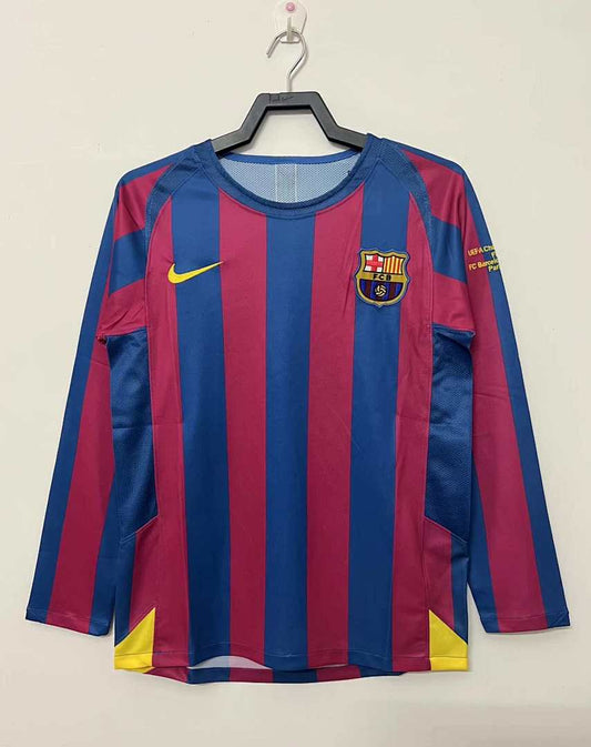 05/06 Barcelona Local Champions League Plate Long sleeved Retro Fan · Referencia del proveedor: 164538956