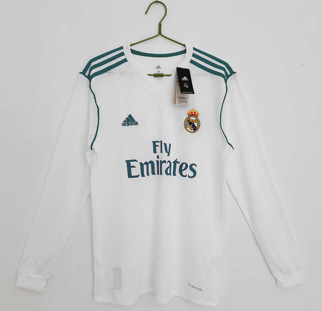 17/18 Real Madrid Local Retro Long sleeved Fan · Referencia del proveedor: 164626618