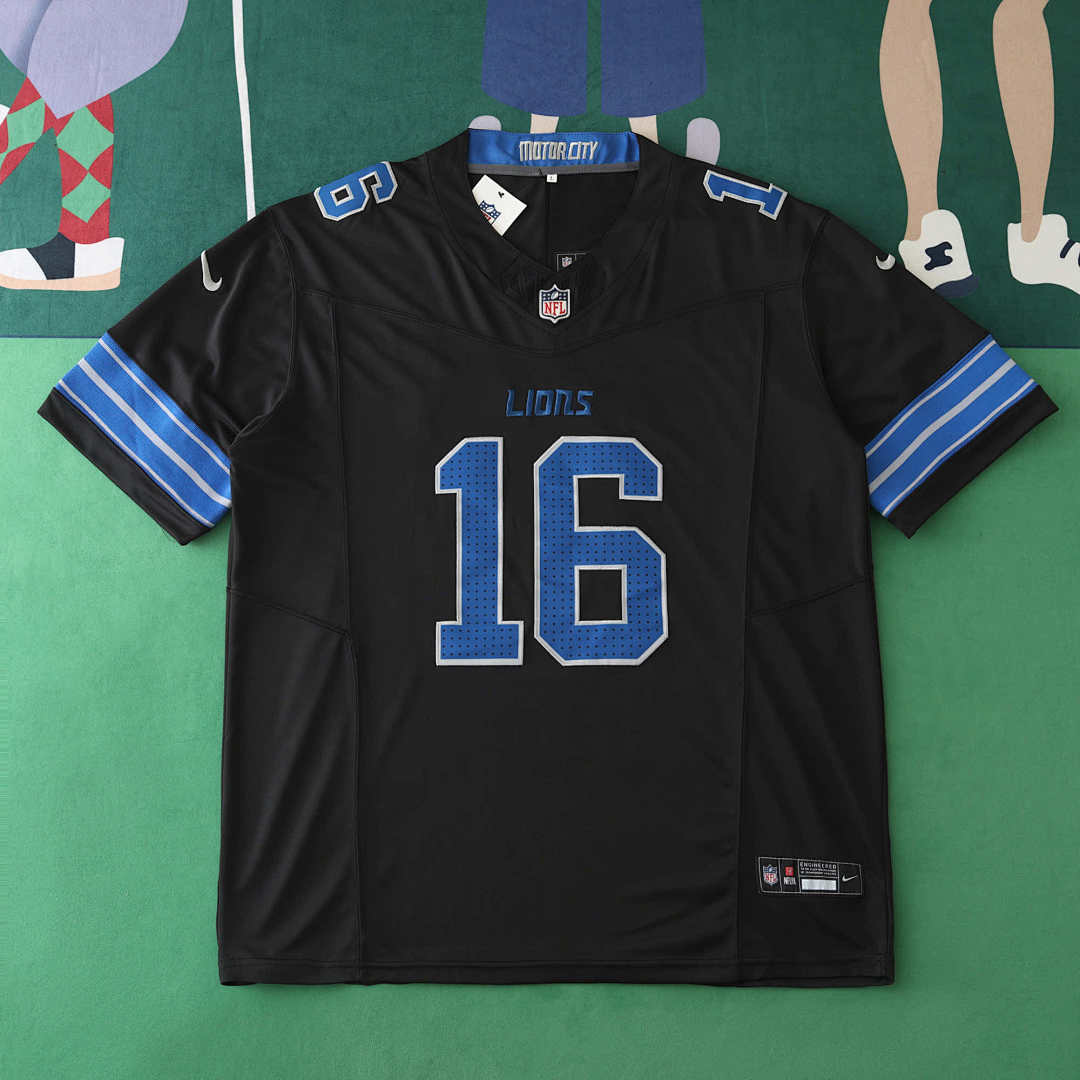 24/25 Detroit Lions black 3th generation 16#GOFF · Referencia del proveedor: 174574753