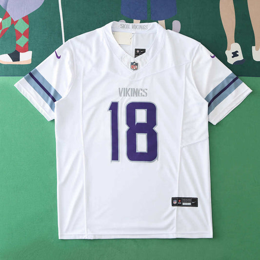 24/25 Minnesota Vikings white 3th generation 18#JEFFERSON · Referencia del proveedor: 174574797