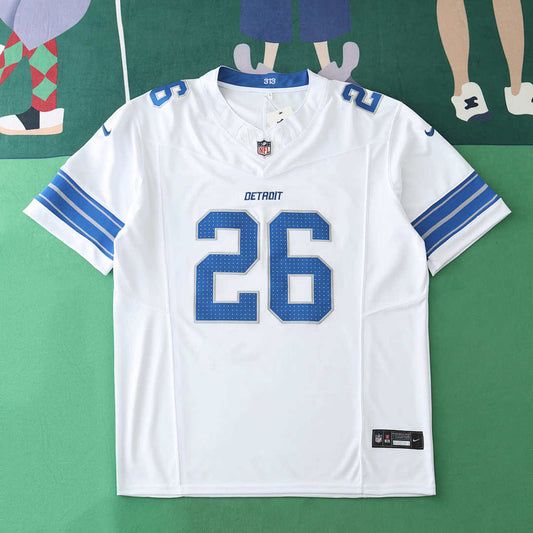 24/25 Detroit Lions white 3th generation 26#GIBBS · Referencia del proveedor: 174574834