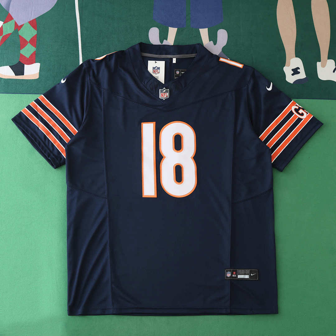 24/25 Chicago Bears dark blue 3th generation 18#WILLIAMS · Referencia del proveedor: 174574904