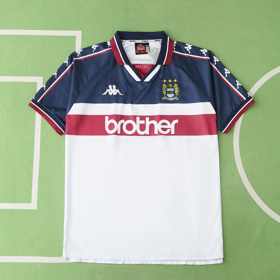 97/98 Manchester City F.C. Visitante Retro Fan · Referencia del proveedor: 182233877