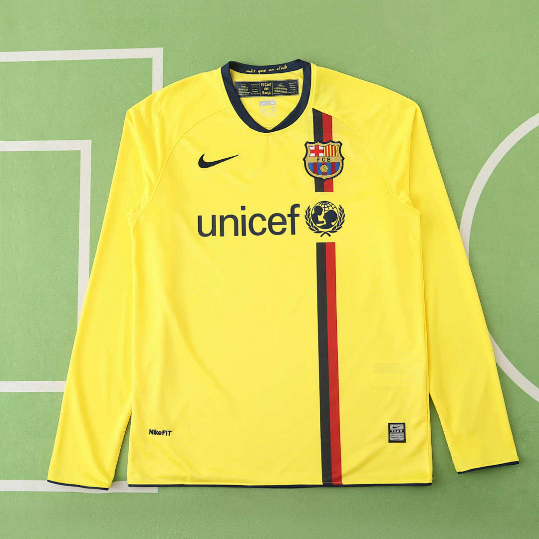 08/09 FC Barcelona / Barça Visitante Long sleeved Retro Fan · Referencia del proveedor: 182874821