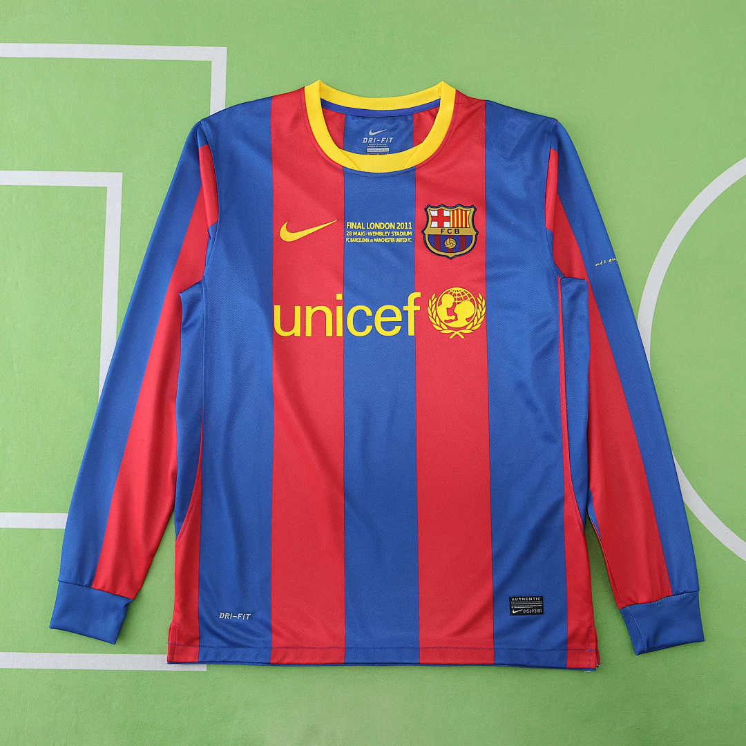 10/11 FC Barcelona / Barça Local Long sleeved Retro Fan · Referencia del proveedor: 186377659