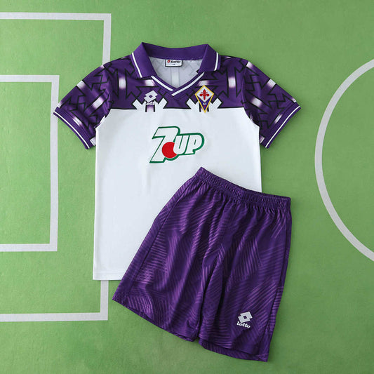 92/93 ACF Fiorentina Visitante Retro Conjunto infantil · Referencia del proveedor: 186947204