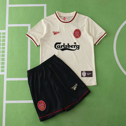 96/97 Liverpool F.C. Visitante Retro Conjunto infantil · Referencia del proveedor: 186947554