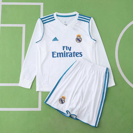 17/18 Real Madrid CF Local Long sleeved Conjunto infantil · Referencia del proveedor: 191912257