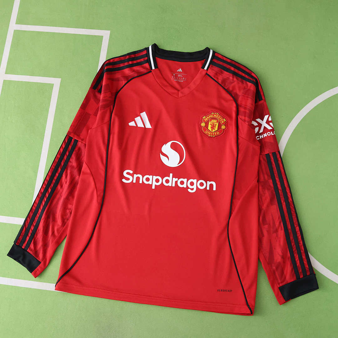25/26 Manchester United F.C. Local Long sleeve Fan · Referencia del proveedor: 203700155