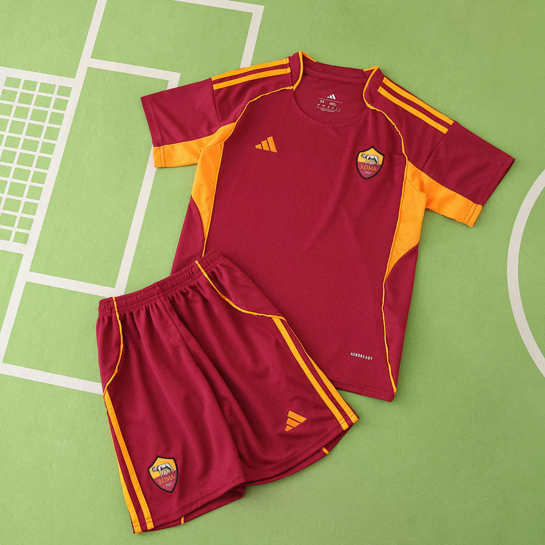 25/26 A.S. Roma Local Conjunto infantil · Referencia del proveedor: 206522666