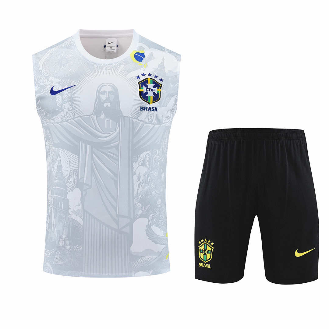 25/26 Brazil Jesus Conjunto de entrenamiento sin mangas Fan · Referencia del proveedor: 212953406