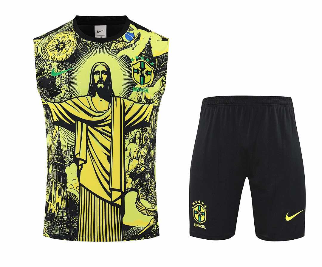 25/26 Brazil Jesus Conjunto de entrenamiento sin mangas Fan · Referencia del proveedor: 212953433