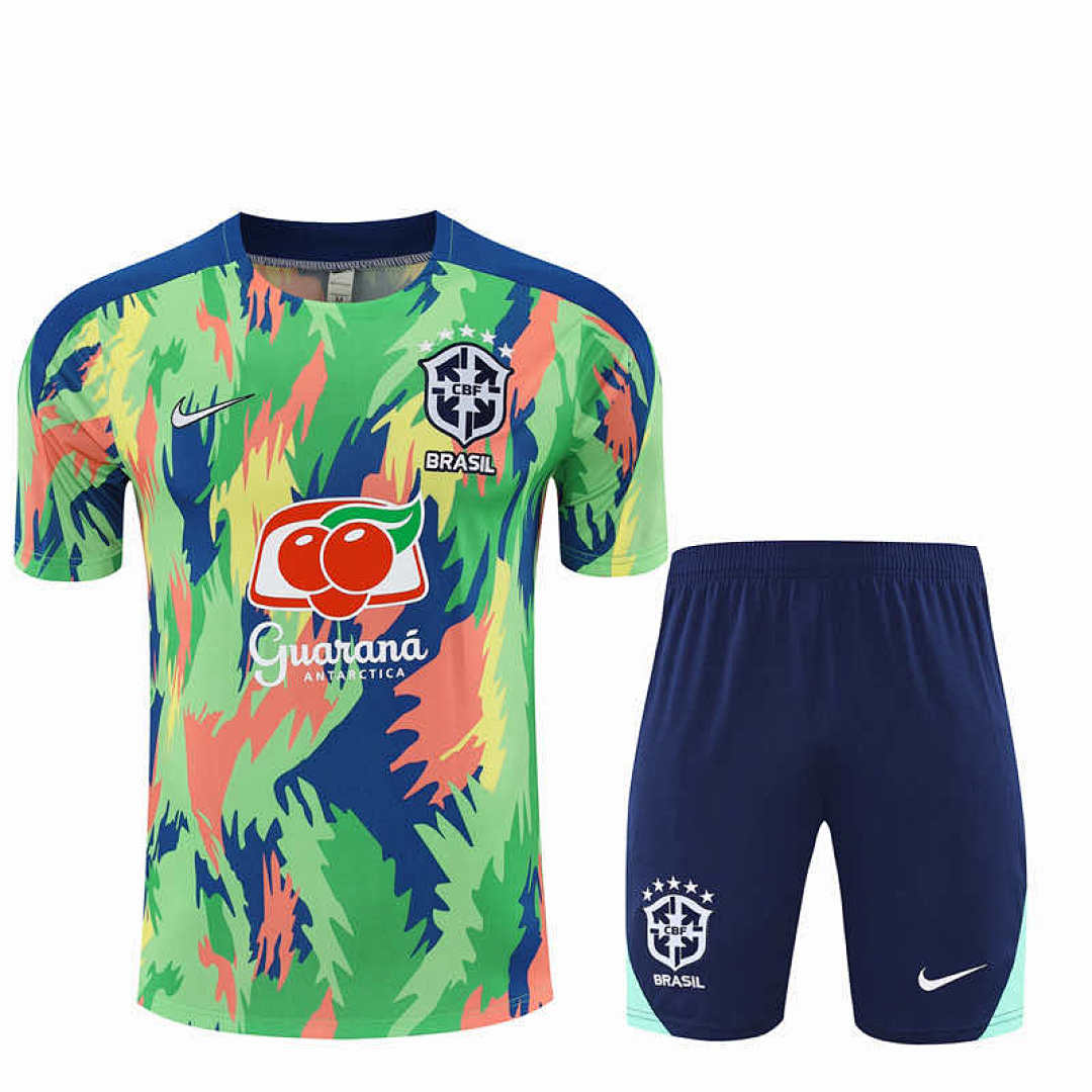 25/26 Brazil Conjunto de entrenamiento de manga corta Fan · Referencia del proveedor: 212988382