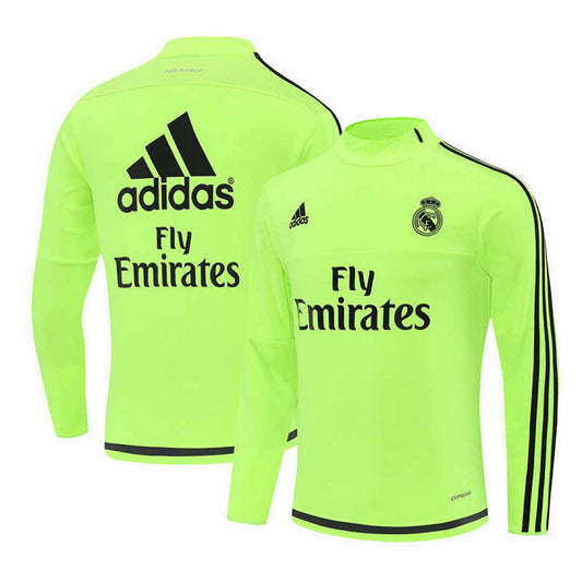 15/16 Real Madrid CF fluorescent green Chándal de media cremallera · Referencia del proveedor: 212988646