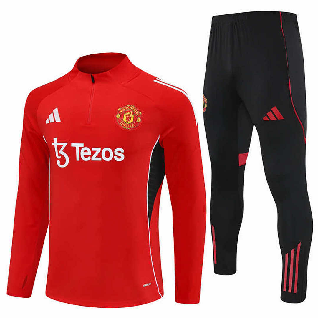 25/26 Manchester United F.C. Chándal de media cremallera · Referencia del proveedor: 213047447