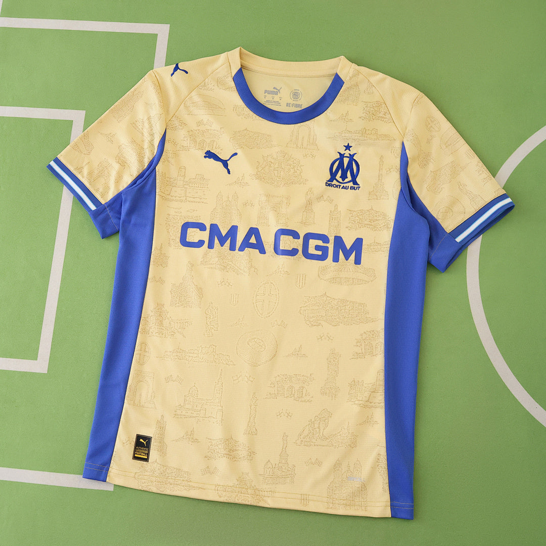 25/26 Olympique de Marseille Cuarta Fans version · Referencia del proveedor: 213351722