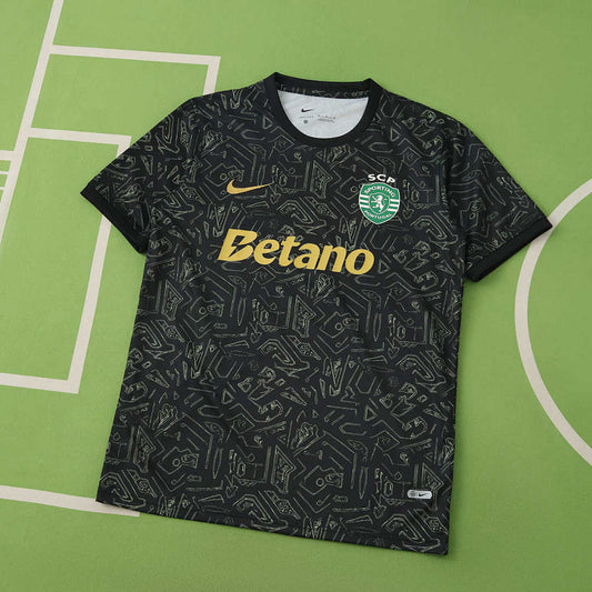 25/26 Sporting CP Black Camiseta de entrenamiento Fan · Referencia del proveedor: 221483683