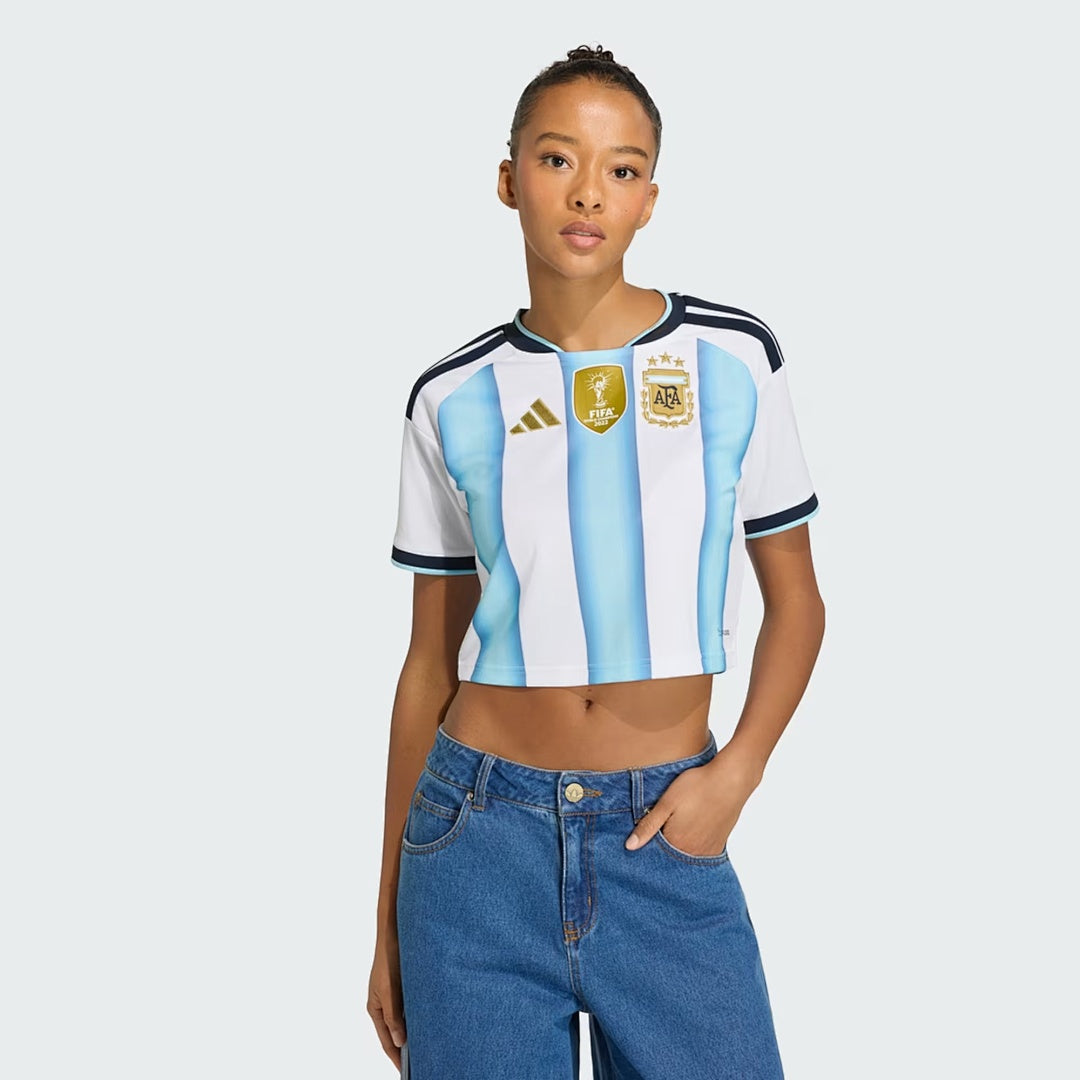 20/26 FIFA World Cup Argentina Local Cropped Camiseta · Referencia del proveedor: 222923820