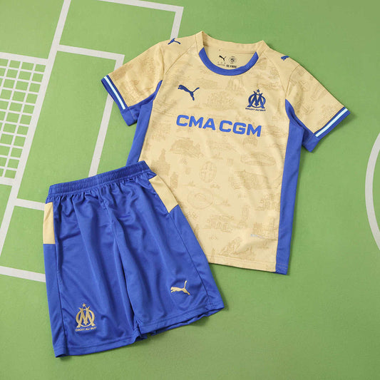 25/26 Olympique de Marseille Cuarta Conjunto infantil · Referencia del proveedor: 222924038