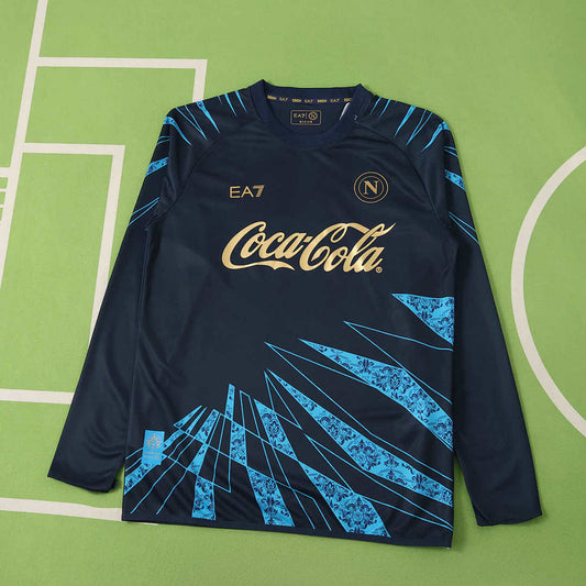 25/26 S.S.C. Napoli Long sleeved navy blue Fan · Referencia del proveedor: 227844221