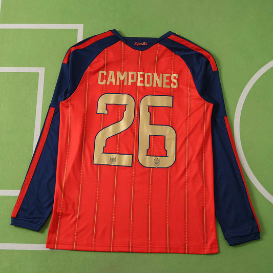 20/26 FIFA World Cup Spain Local champion Manga larga Fan two star · Referencia del proveedor: 248414858