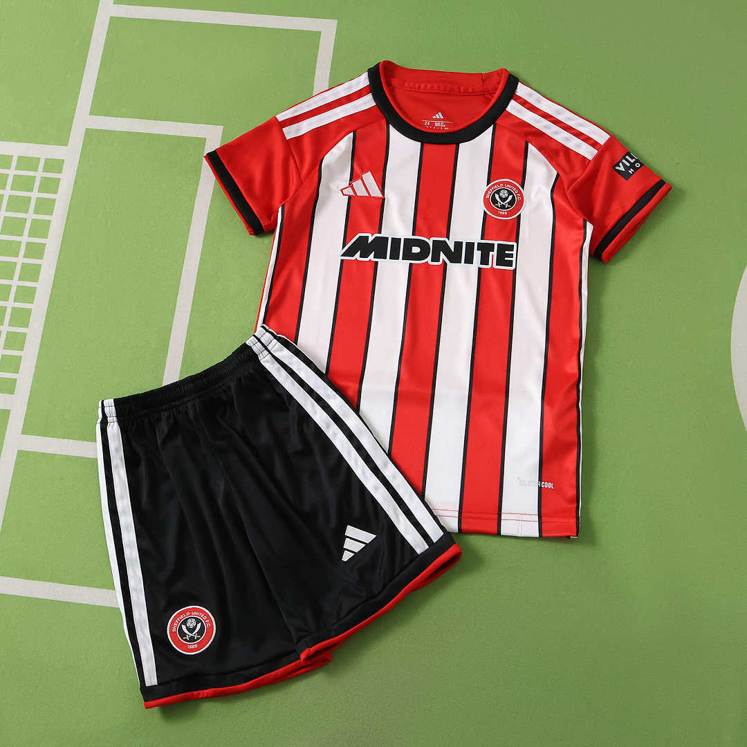 26/27 Sheffield United F.C. Local Conjunto infantil · Referencia del proveedor: 249939919