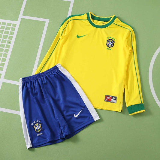 19/98 Brazil Local Retro Manga larga Conjunto infantil · Referencia del proveedor: 254299016