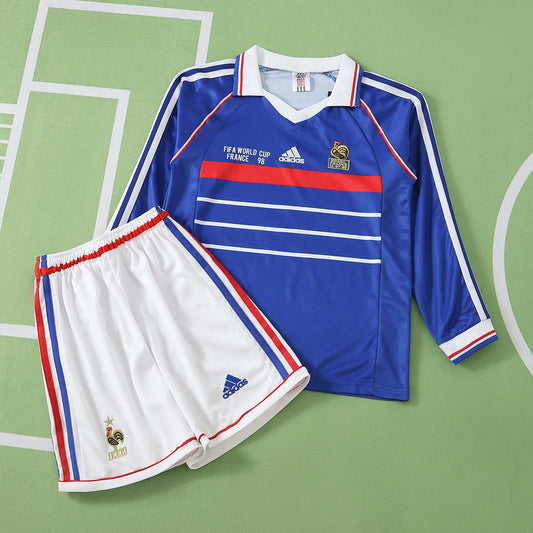 19/98 France Local Retro Manga larga Conjunto infantil · Referencia del proveedor: 254299095