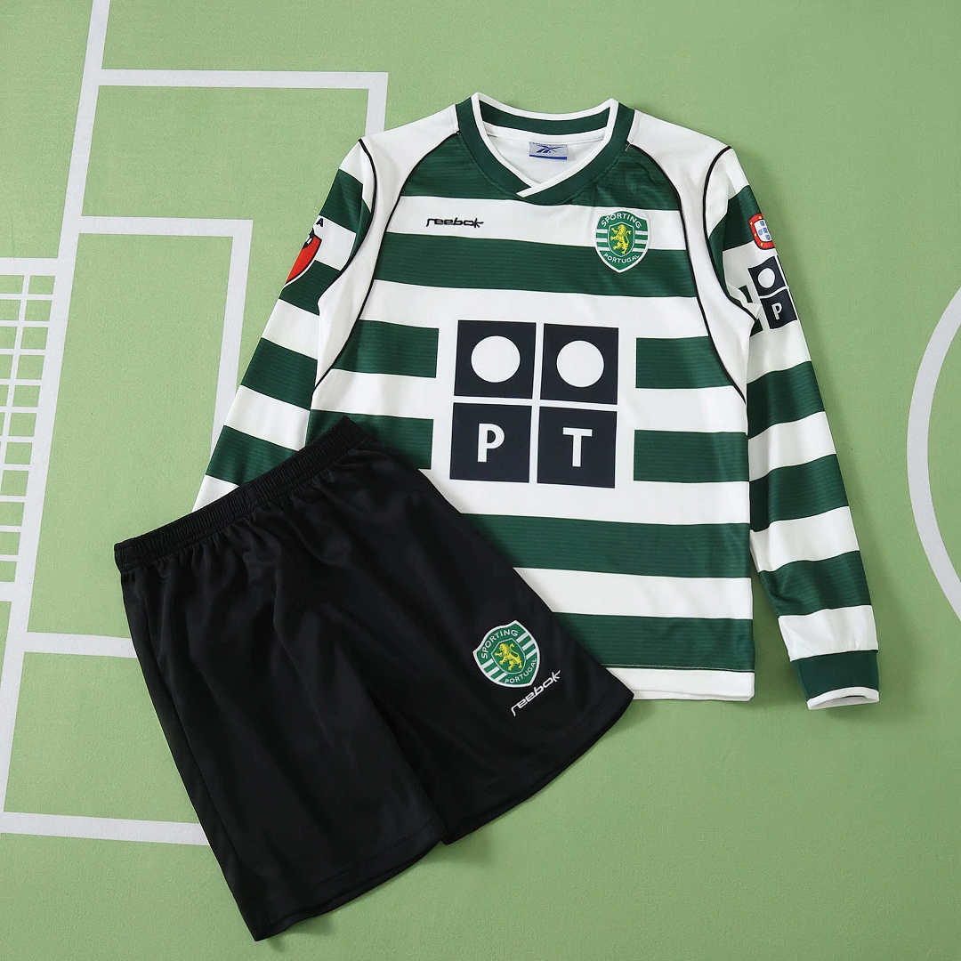 01/03 Sporting CP Local Retro Manga larga Conjunto infantil · Referencia del proveedor: 254299160