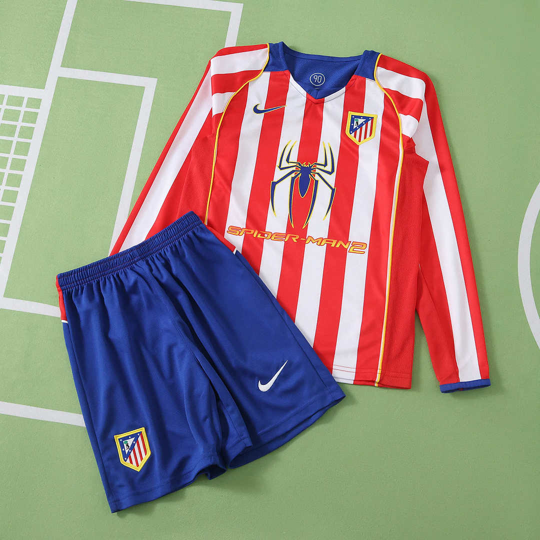 04/05 Club Atlético de Madrid Local Retro Manga larga Conjunto infantil · Referencia del proveedor: 254299177