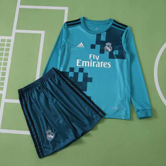 17/18 Real Madrid CF Tercera Retro Manga larga Conjunto infantil · Referencia del proveedor: 254299292