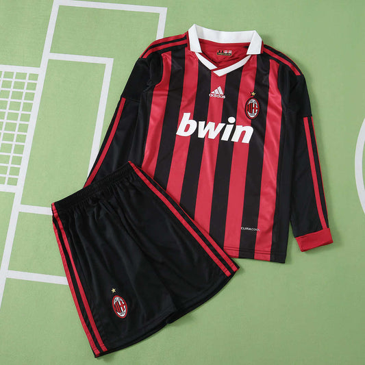 09/10 A.C. Milan Local Retro Manga larga Conjunto infantil · Referencia del proveedor: 254299419