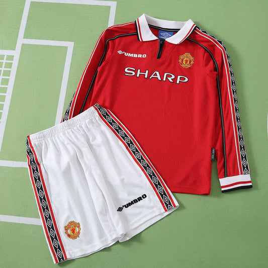 19/98 Manchester United F.C. Local Retro Manga larga Conjunto infantil · Referencia del proveedor: 254299529