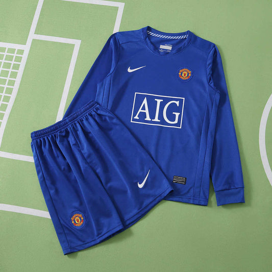 08/09 Manchester United F.C. Tercera Retro Manga larga Conjunto infantil · Referencia del proveedor: 254299659