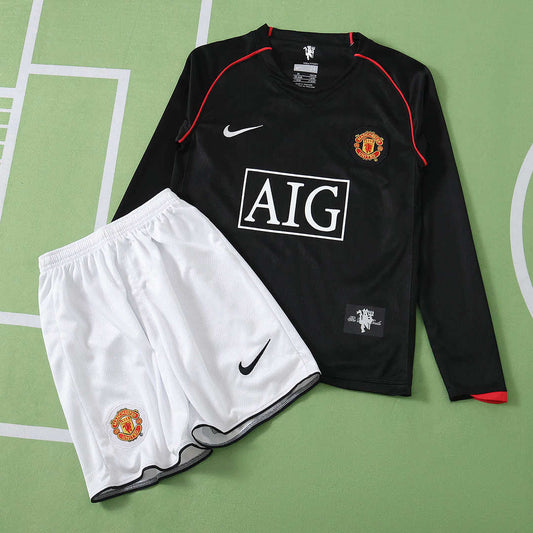 07/08 Manchester United F.C. Visitante Retro Manga larga Conjunto infantil · Referencia del proveedor: 254299675