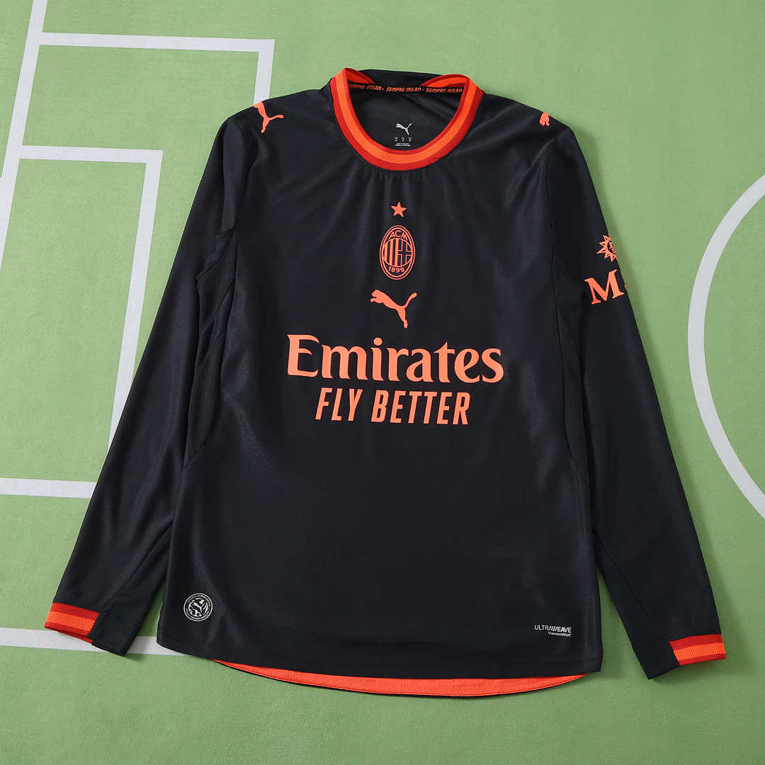 26/27 A.C. Milan Tercera Manga larga Player · Referencia del proveedor: 256448475