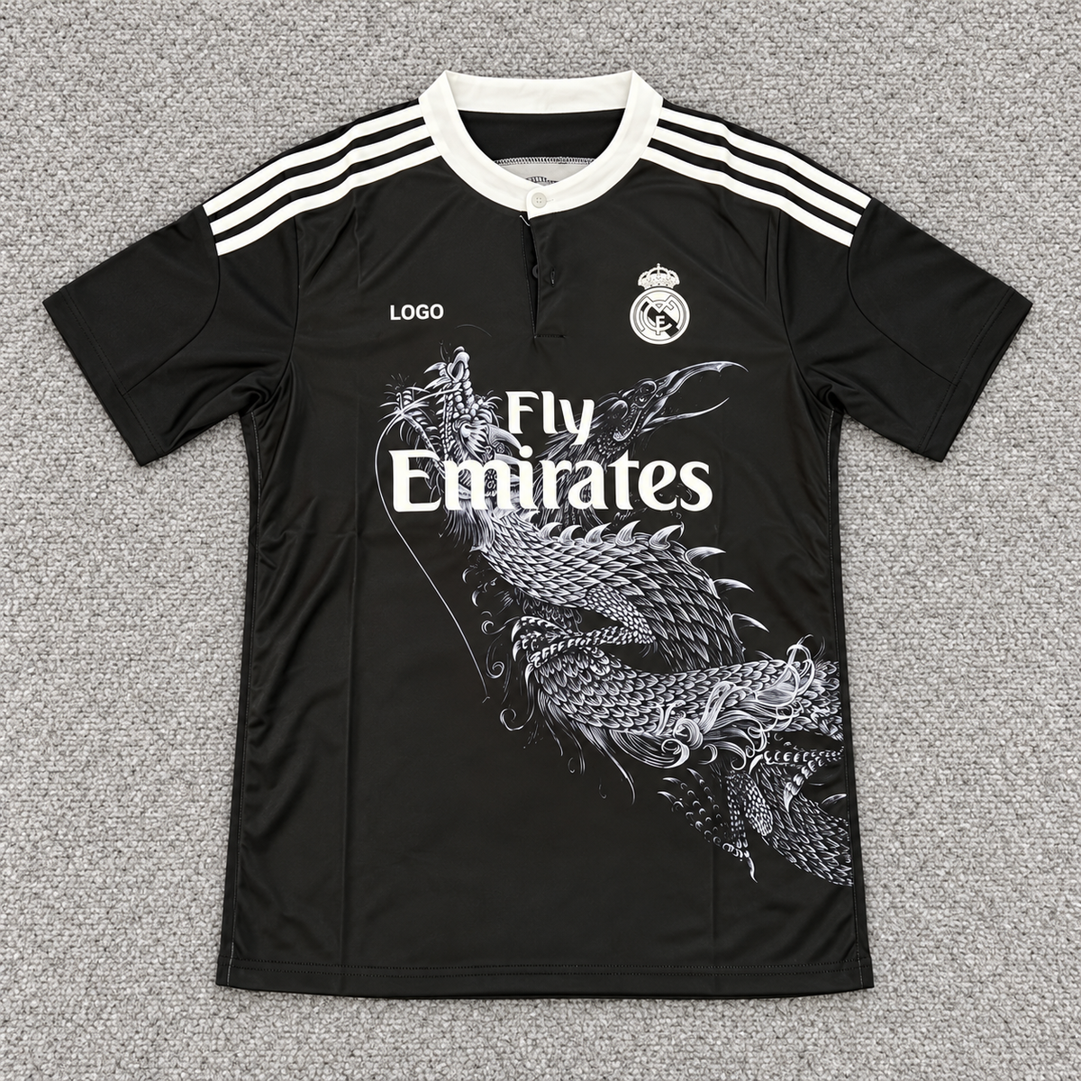 Real Madrid · Tercera 14/15 · Retro · alfombra gris