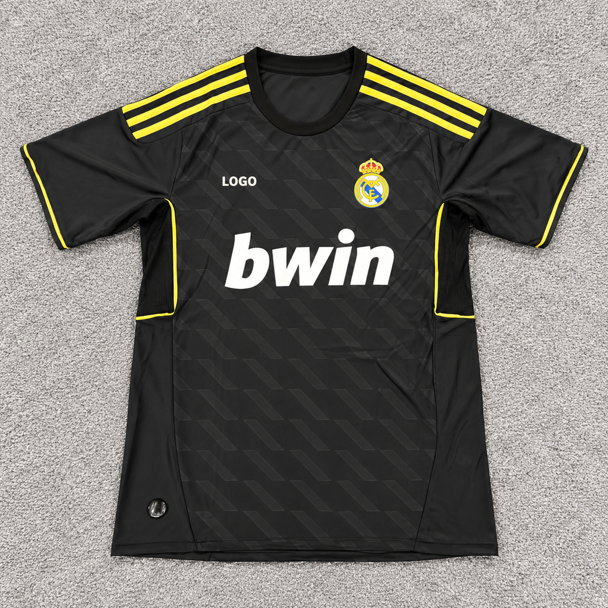 Real Madrid · Visitante 11/12 · Retro · alfombra gris