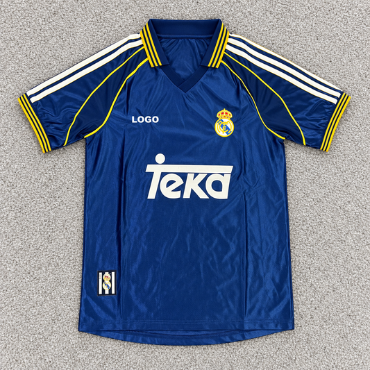 Real Madrid · Tercera 98/00 · Retro · alfombra gris